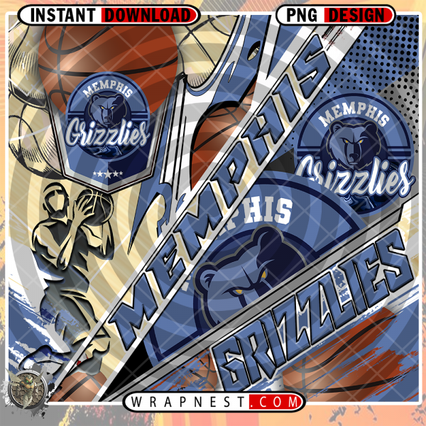 GRIZZLIES SILHOUETTE WRAP