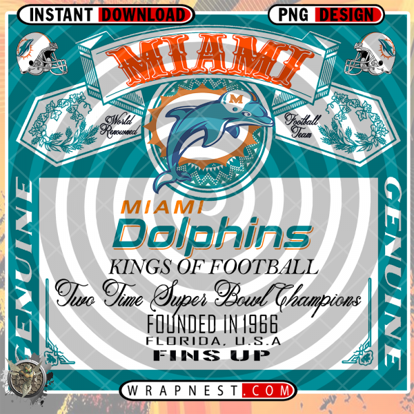 MIAMI DOLPHINS BUD WRAP v1