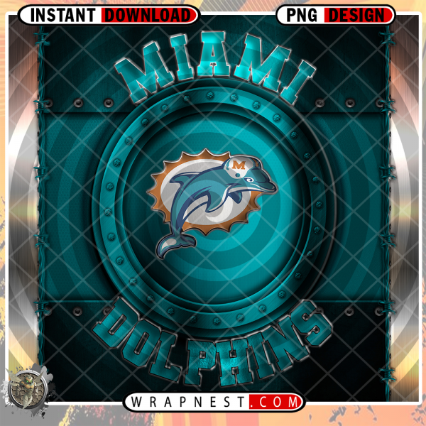 DOLPHINS METAL WRAP