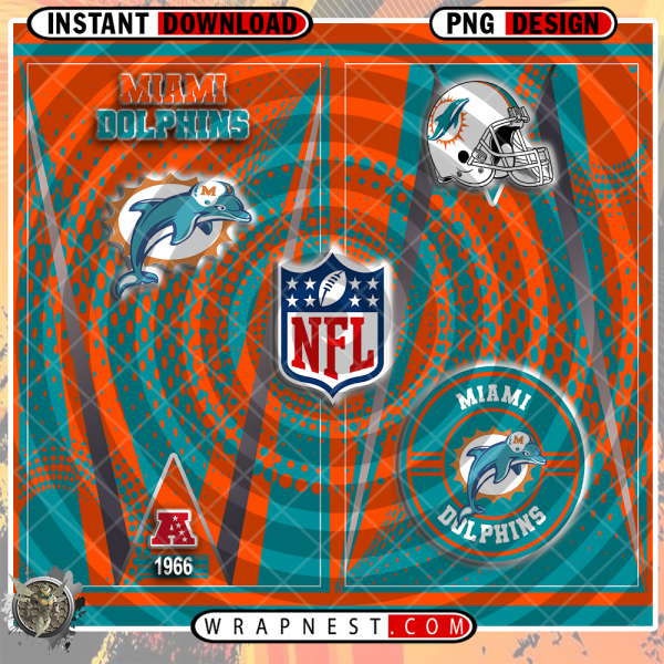 DOLPHINS TEAM LOGO WRAP