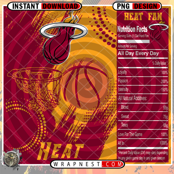 HEAT TEAM FAN SODA WRAP