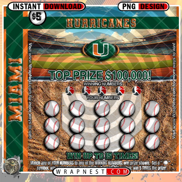 MIAMI SCRATCH OFF WRAP