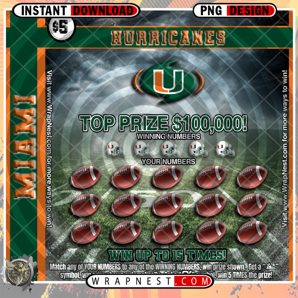 MIAMI SCRATCH OFF WRAP