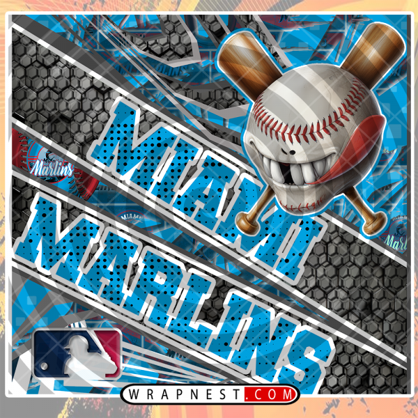 MARLINS ANGRY BASEBALL WRAP