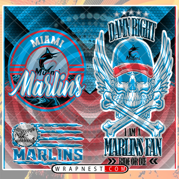 MARLINS SKULL WRAP
