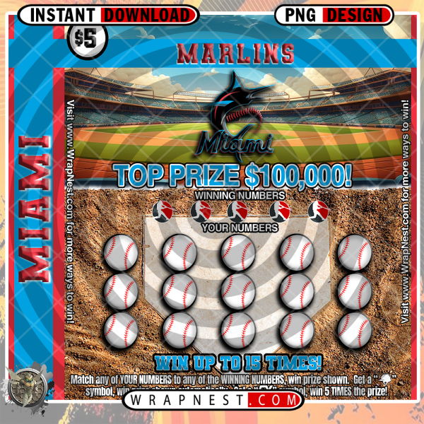 MARLINS SCRATCH OFF WRAP
