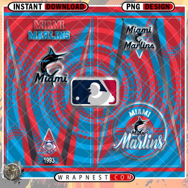 MARLINS TEAM LOGO WRAP