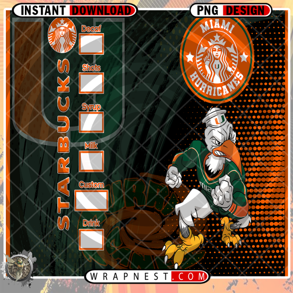 NCAA STARBUCKS WRAP