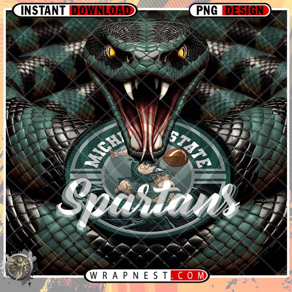 MICHIGAN STATE SNAKE WRAP