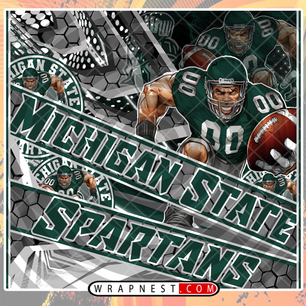 MICHIGAN STATE FATHEAD v2 WRAP