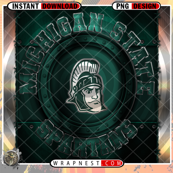 MICHIGAN STATE METAL WRAP
