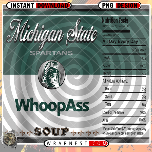 MICHIGAN STATE WHOOPASS WRAP