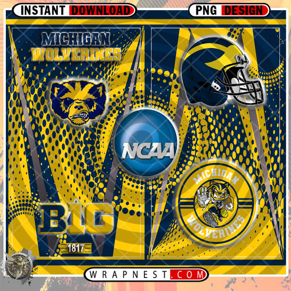 MICHIGAN TEAM LOGO WRAP