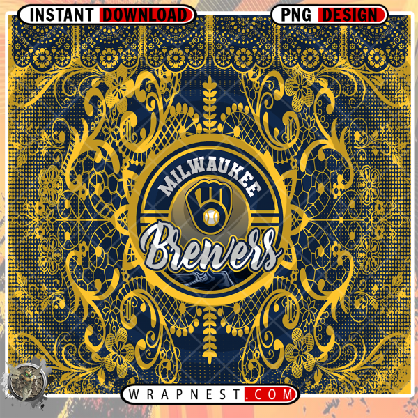 BREWERS LACE & LOGO WRAP