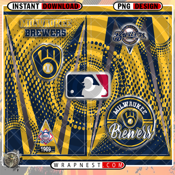 BREWERS TEAM LOGO WRAP
