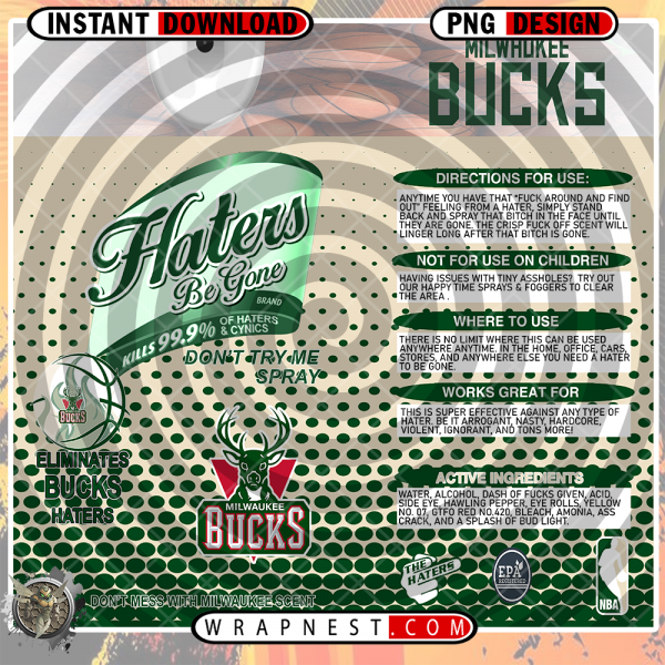 BUCKS HATERS BE GONE WRAP