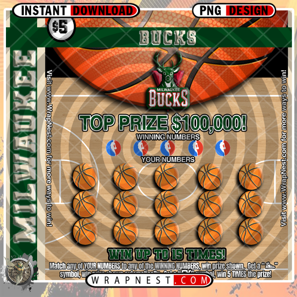 BUCKS SCRATCH OFF WRAP