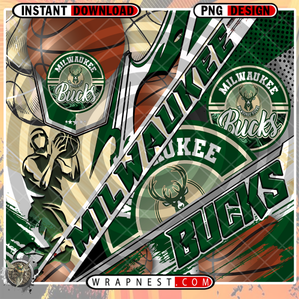 BUCKS SILHOUETTE WRAP