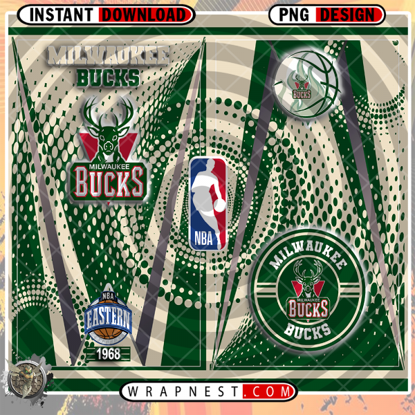 BUCKS TEAM LOGO WRAP