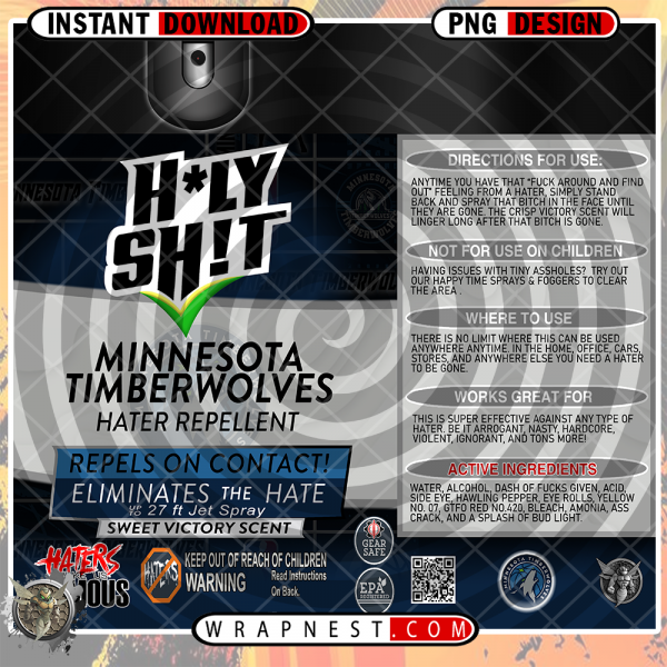 TIMBERWOLVES HOLY SHIT WRAP