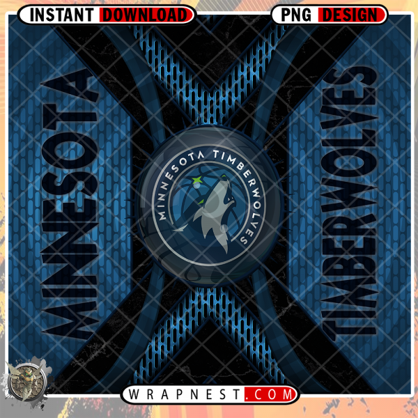 TIMBERWOLVES METAL GRATING WRAP