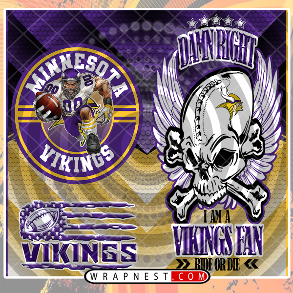 VIKINGS SKULL WRAP