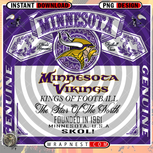 MINNESOTA VIKINGS BUD WRAP v1