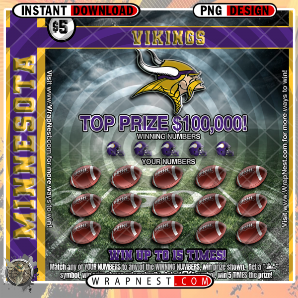 VIKINGS SCRATCH OFF WRAP