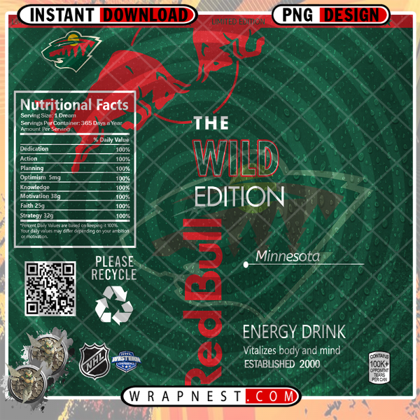 WILD RED BULL WRAP
