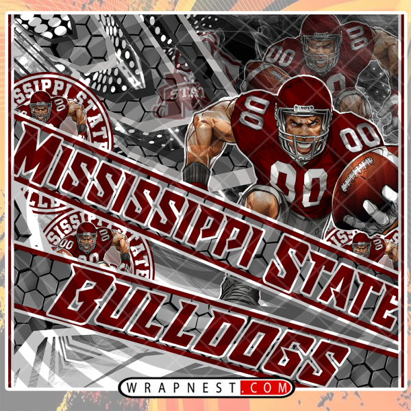 MISSISSIPPI STATE FATHEAD v2 WRAP