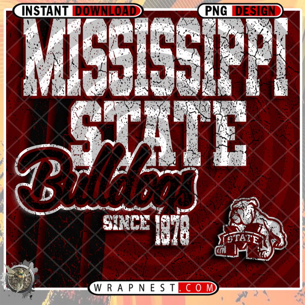 MISSISSIPPI STATE GRUNGE v2