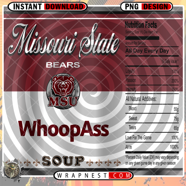 MISSOURI STATE WHOOPASS WRAP
