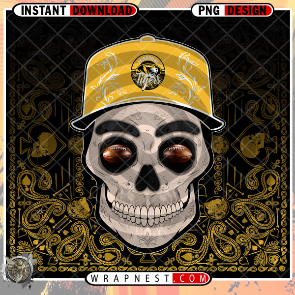 MISSOURI SKULL HANDKERCHIEF WRAP