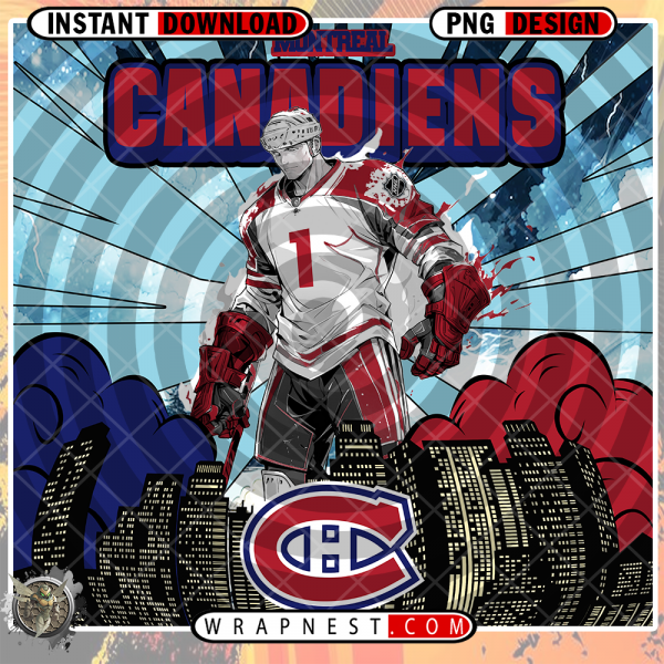 CANADIENS COMIC BOOK STYLE WRAP