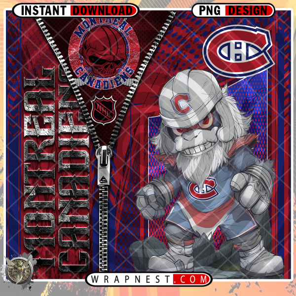 CANADIENS ZIPPER MASCOT