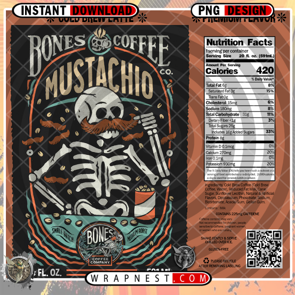 MUSTACHIO BONES COFFEE