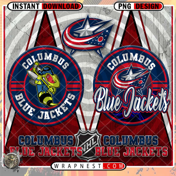 BLUE JACKETS SPORTS WRAP v2