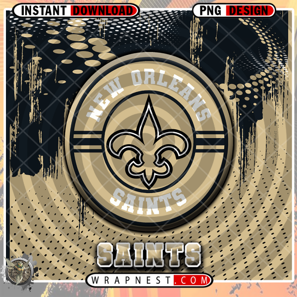 SAINTS DOT LOGO WRAP
