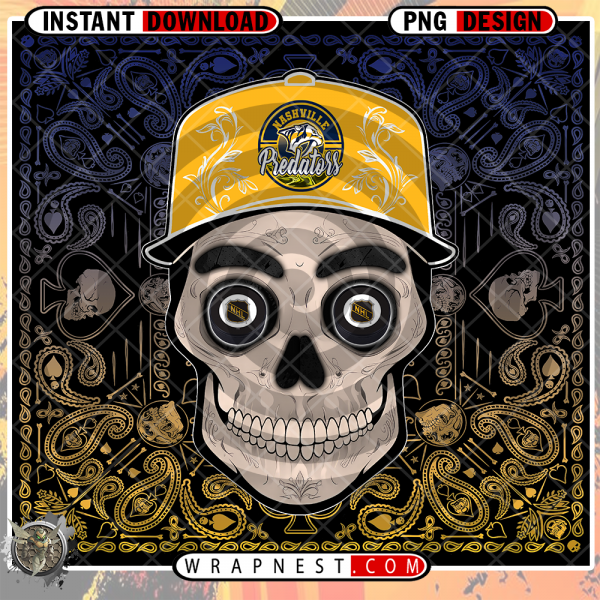 PREDATORS SKULL HANDKERCHIEF WRAP