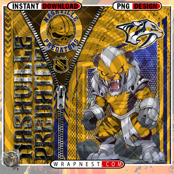 PREDATORS ZIPPER MASCOT