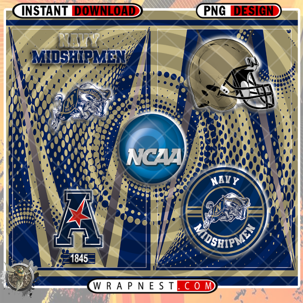 NAVY TEAM LOGO WRAP