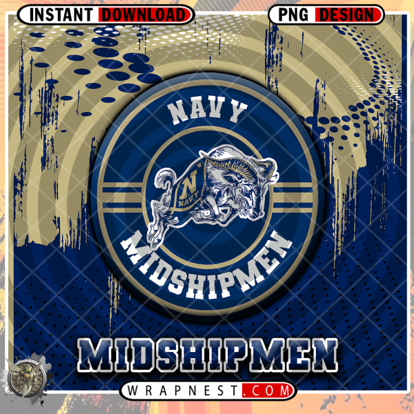 NAVY DOT LOGO WRAP