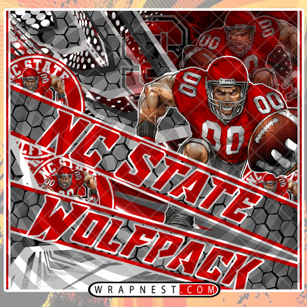 NC STATE FATHEAD v2 WRAP