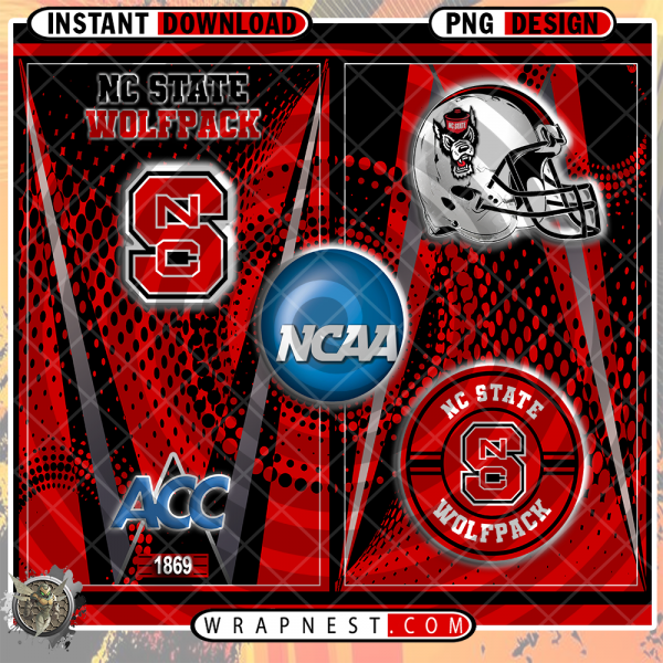 NC STATE TEAM LOGO WRAP
