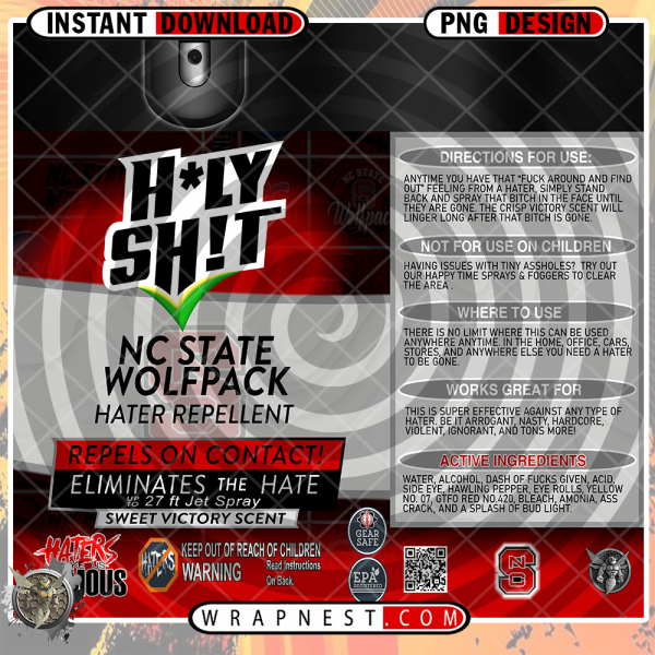 NC STATE HOLY SH*T WRAP