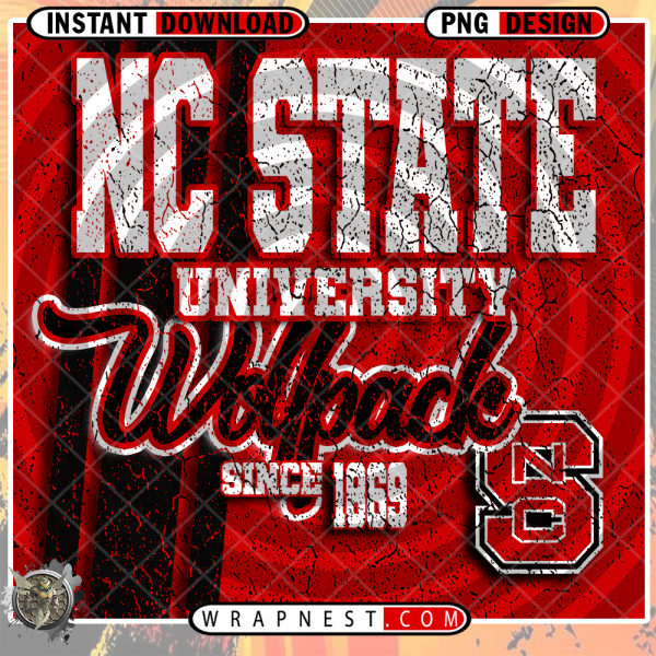 NC STATE GRUNGE v2