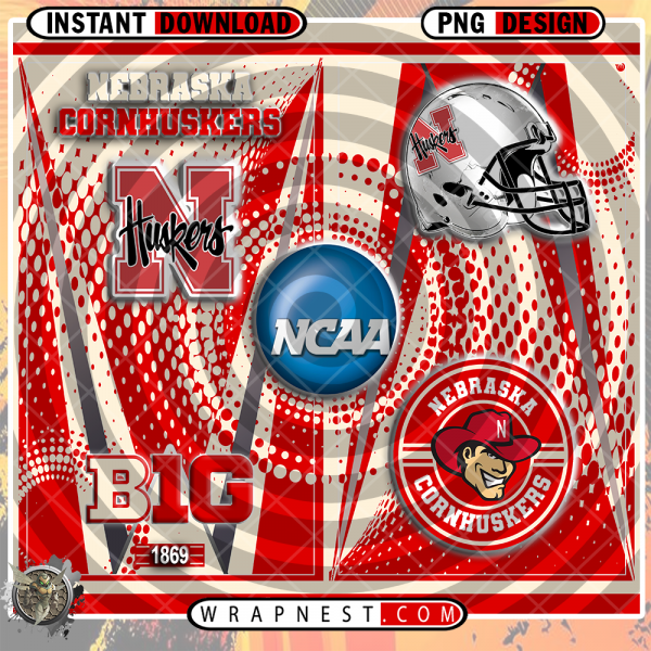 NEBRASKA TEAM LOGO WRAP