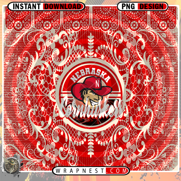 NEBRASKA LACE & LOGO WRAP