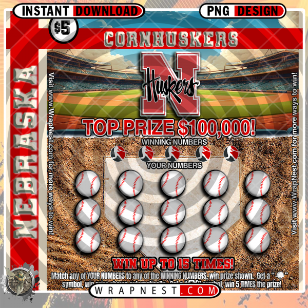 NEBRASKA SCRATCH OFF WRAP
