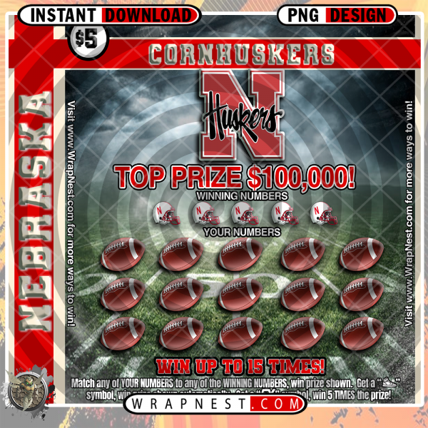 NEBRASKA SCRATCH OFF WRAP